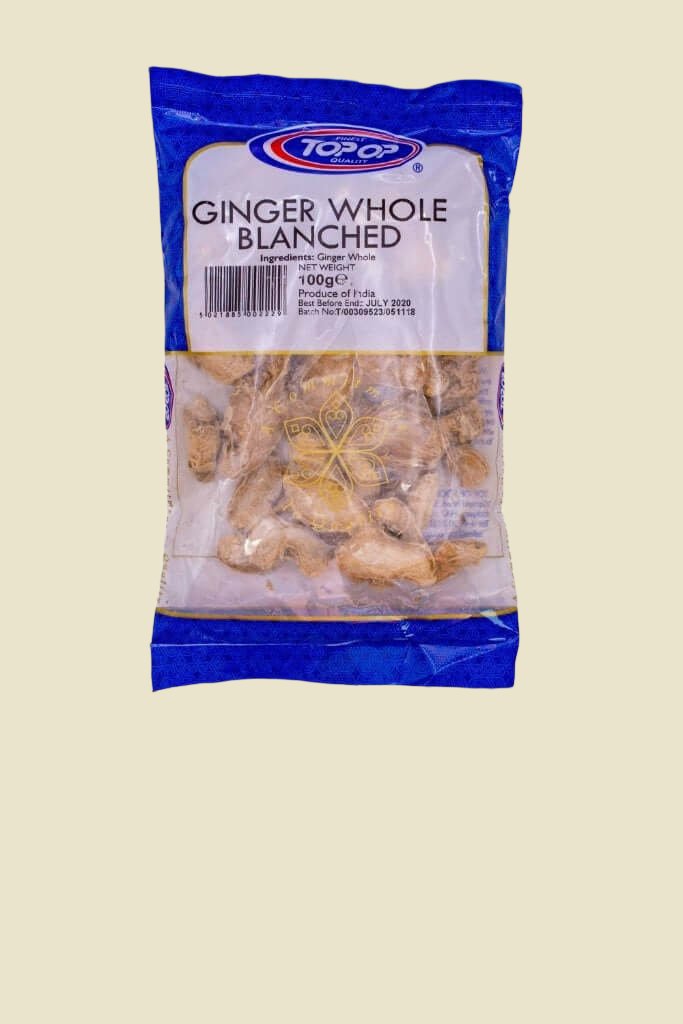  Spice up your next meal with TOPOP Ginger Whole! Each bag contains 100g of the delicious root for maximum flavor.