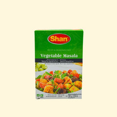 Shan Vegetable Masala 100g is a perfect blend of herbs and spices to add flavor and texture to your favorite vegetables. The carefully formulated combination of cumin, coriander, chili, and other spices give it its signature aroma and flavor, making it an ideal choice for restaurant-style dishes. Enjoy a delicious taste with all your favorite vegetables!