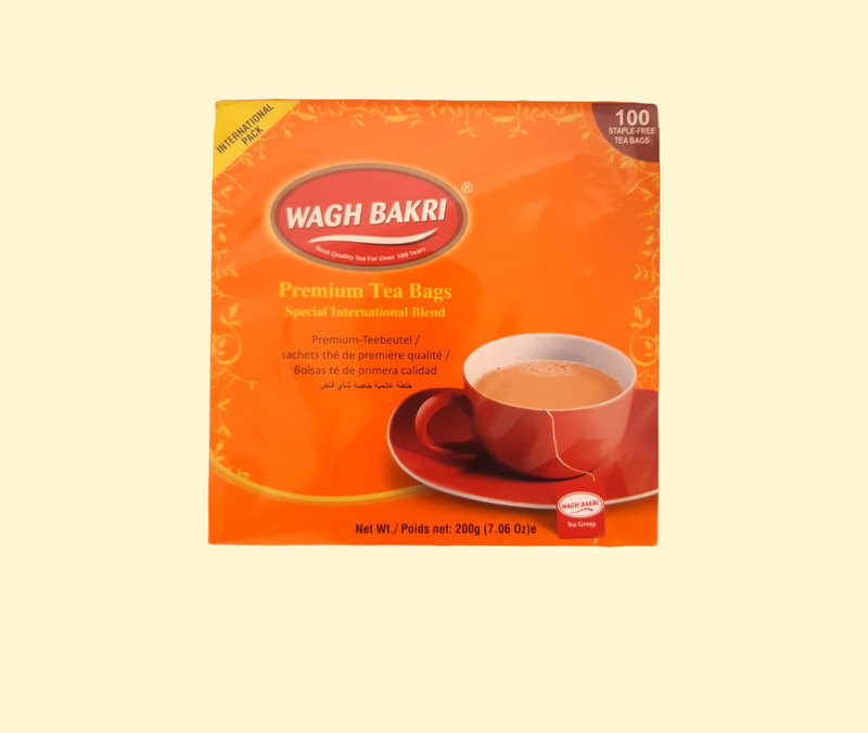 Wagh Bakri Premium Tea Bags (Special International Blend) 200g - 100 Tea Bags