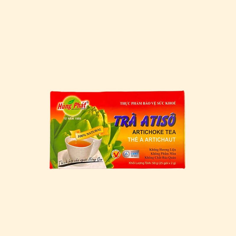    Host a tea-rrific party with Hung Phat Artichoke Tea! This 50g of tea-riffic goodness brings a unique flavor to your social gatherings. Get ready for a wild night with this tea brewed to perfection - it'll be a tea-partay you won't soon forget!