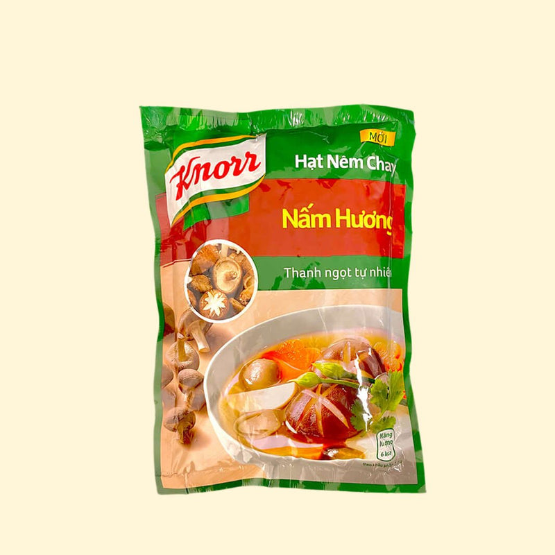 Experience real Vietnamese flavor with Knorr Nam Huong 200g! Our tasty seasoning and sauce mix is the perfect shake-up to any stir-fry, soup, or salad. Enjoy the bold richness of Asian spices and herbs - it's a party in your mouth!!