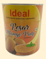 Experience the zesty taste of the Indian summer with Ideal Kesar Mango Pulp! Enjoy 850g of pulpy, sun-kissed goodness and get ready to munch on this delicious treat. So go ahead, indulge in the sweet-sour tang and can't-stop-won't-stop flavor of real Kesar Mangoes!