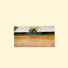 Mokhtar Tea Cardamom Green Tea 25 Tea Bags - 50g