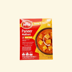 Tackle your culinary adventure with MTR Paneer Makhani! This 300g pack brings together the perfect blend of spices and paneer for an unbeatable flavour. Conquer your cravings and enjoy a delicious meal like never before!