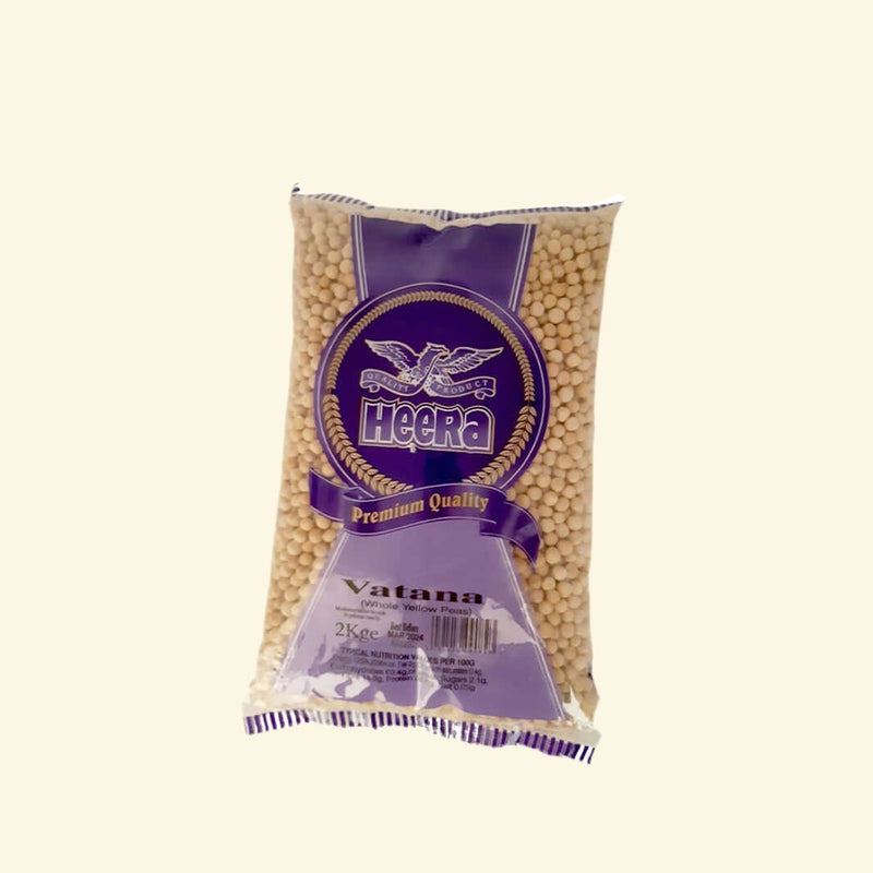 Have a party with Heera Vatana Whole Yellow Peas 2Kg! These little guys pack plenty of protein and are great for building anything from soups to salads. They'll have you doing a pea-nantry jig in no time. (Dance moves not included.)