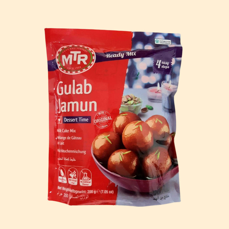 MTR Gulab Jamun is a premium Indian dessert made with soft Indian cheese balls. It's a must-have dessert for special occasions, and each 200g packet is the perfect size for sharing. This delicious treat is made with high-quality ingredients, and its unique taste and texture are sure to please everyone.