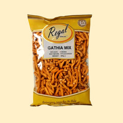 Discover the delicious crunch and authentic flavor of Regal Gathia Mix 375g! This unique mix of spices, herbs and crunchy gathia provide a truly unique and flavorful snacking experience. The perfect choice for snack time or party time! Enjoy the perfect crunch you won't soon forget!