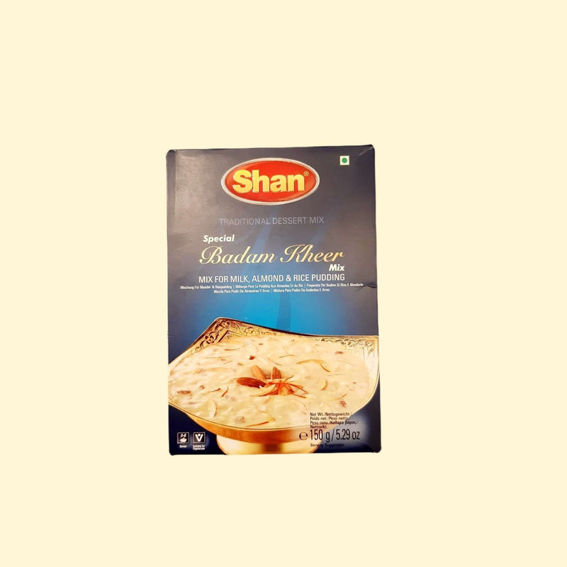 Shan Special Badam Kheer Mix is the perfect mix for making a delicious kheer. The mix allows you to quickly and easily make a traditional Indian dessert with a few simple steps. With the right ratio of sugar and natural flavors, you get an authentic taste in every bite! Make a perfect kheer recipe in minutes with the Shan Special Badam Kheer Mix 150g.