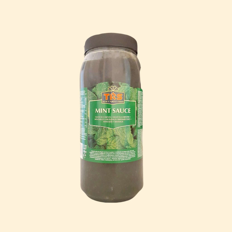 Spice up your life with TRS Mint Sauce! This 2,27 Kg jar brings you the finest mint flavor that packs a punch. Perfect for marinades, glazes, sauce, and more, it's sure to be the fresh breath of air your cooking needs. Get your fix of flavor today!