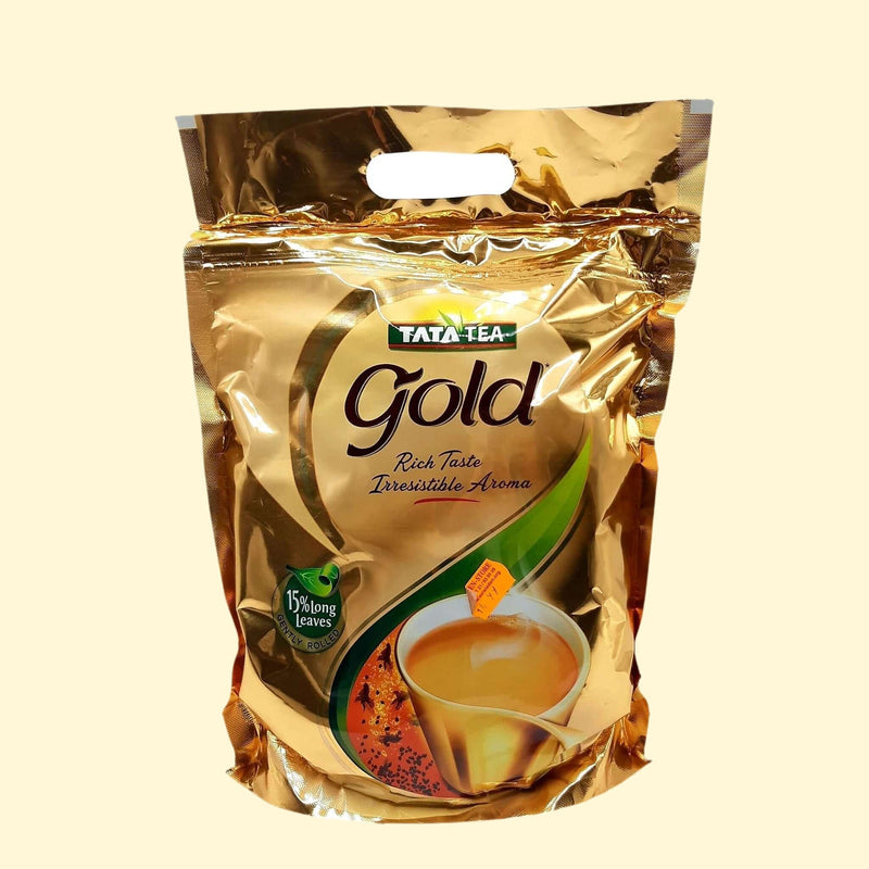 Experience the exhilarating flavor of Tata Tea Gold! Enjoy an invigorating cup of this premium blend tea - perfect for a daring boost of energy. Experience bold and complex notes of spice and honey that will refresh your senses and leave you feeling invincible!